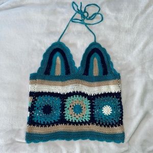 Love Lola crochet beach tank top, size XS